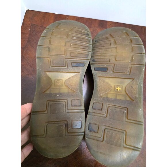 Dr. Martens Brown Leather Lace-Up Shoes Men's Size 12 Durable Casual Style - Picture 7 of 11